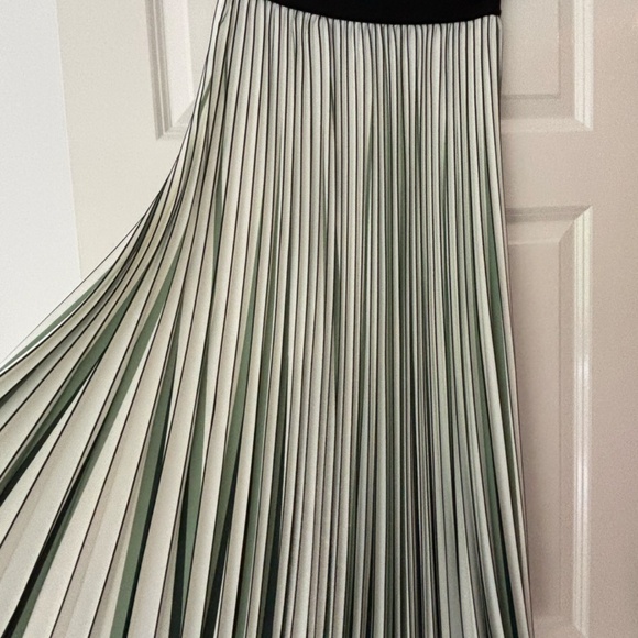 Reiss pleated striped midi skirt - Picture 4 of 4